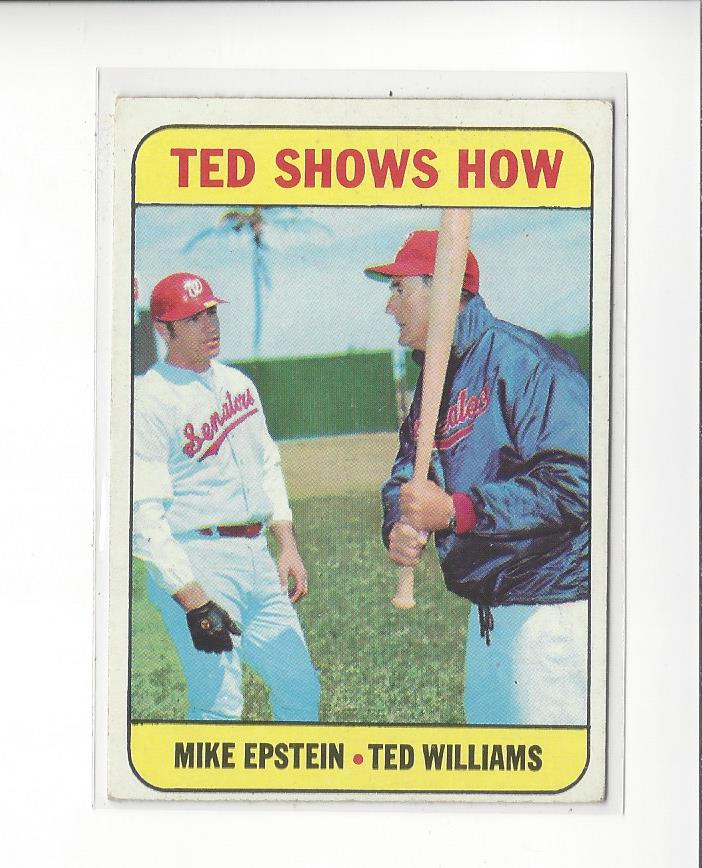 1969 Topps #539 Ted Shows How/Mike Epstein/Ted Williams MG