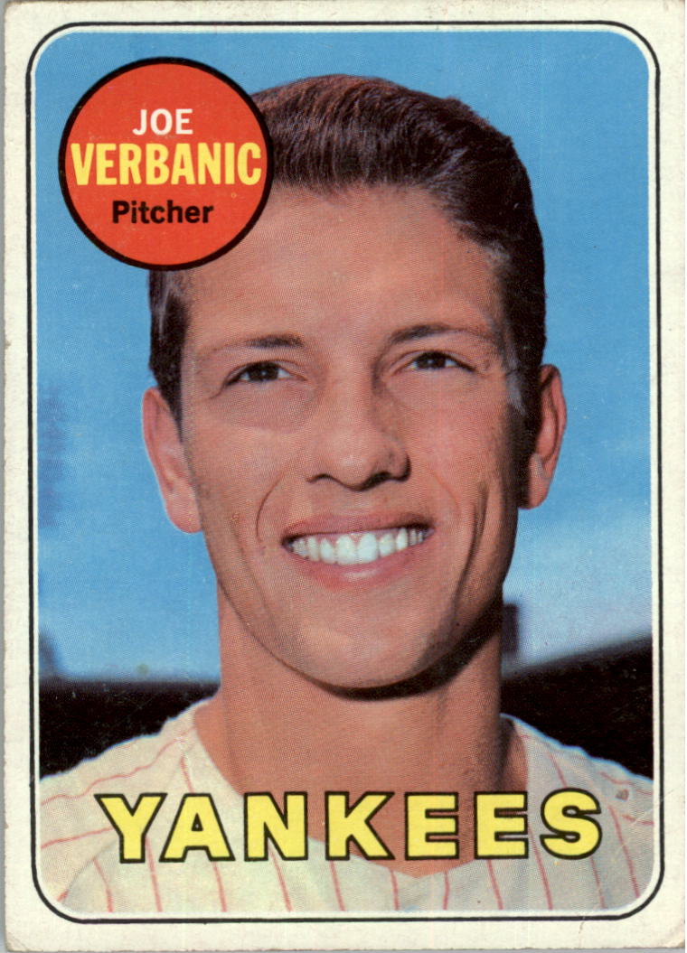 1969 Topps #541 Joe Verbanic