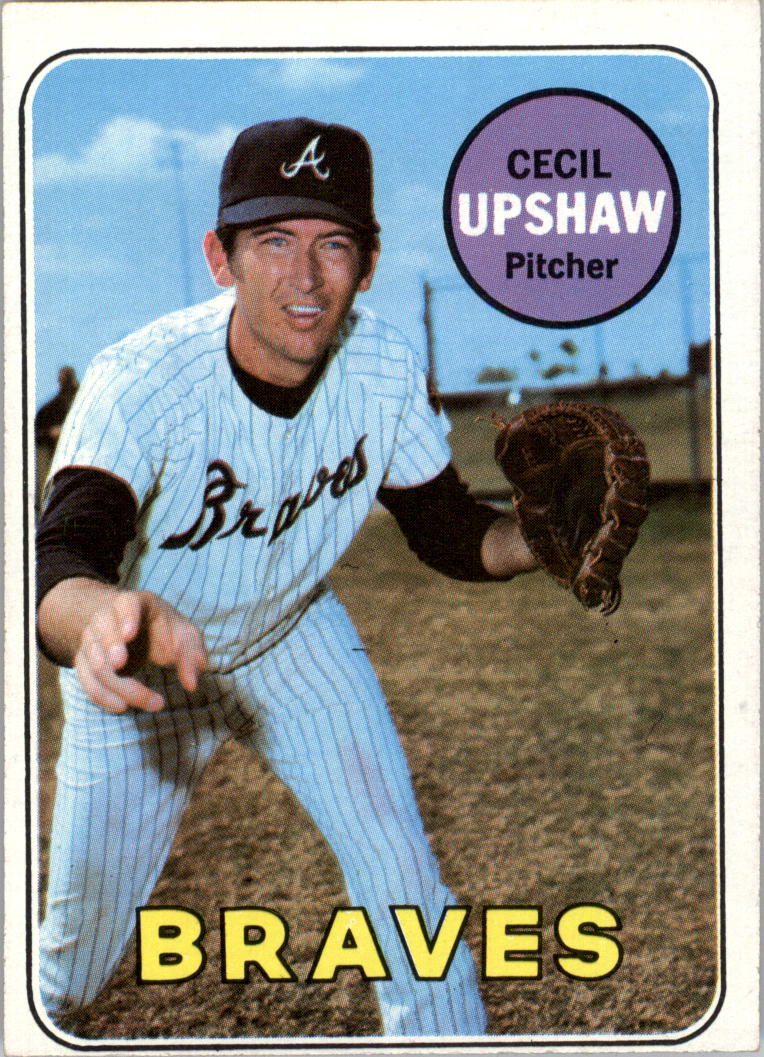 1969 Topps #568 Cecil Upshaw