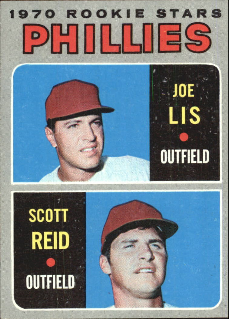 1970 Topps #56 Rookie Stars/Joe Lis RC/Scott Reid RC