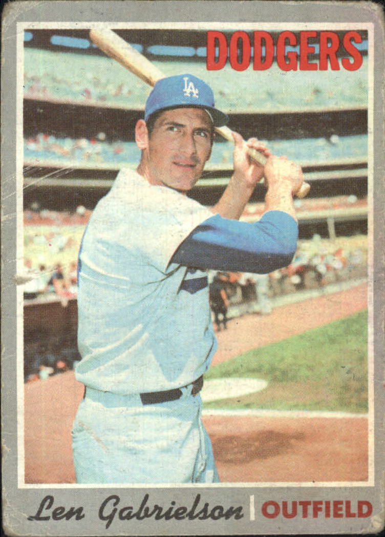 1970 Topps #204 Len Gabrielson - FAIR