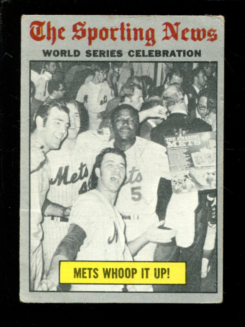 1970 Topps #310 World Series Summary/Mets Whoop it Up