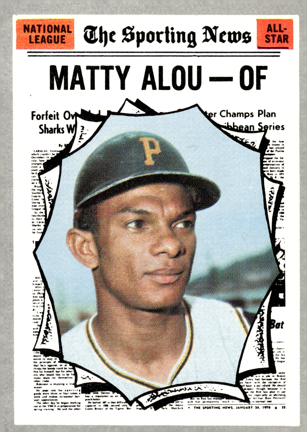 1970 Topps #460 Matty Alou AS