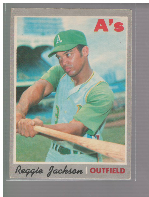 C.A.: 1975 Topps Reggie Jackson