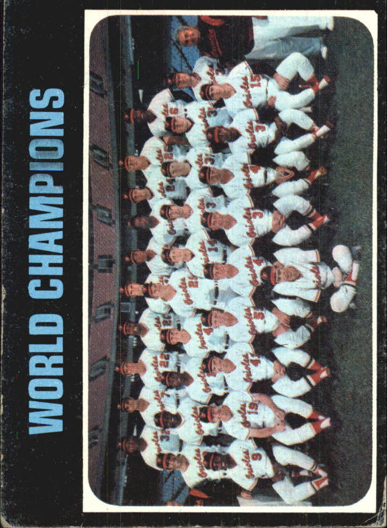 1971 Topps #1 Baltimore Orioles TC