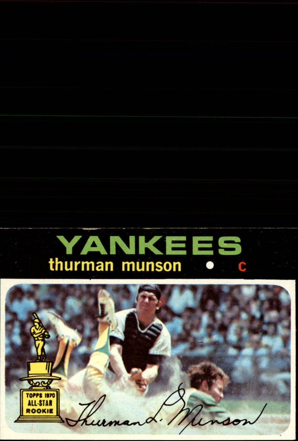 Thurman Munson (New York Yankees) 1971 Topps All Star Rookie Card