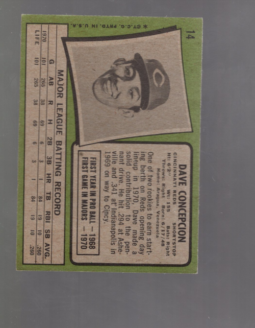 A4996- 1971 Topps BB #s 1-50 APPROXIMTE GRADE -You Pick- 15+ FREE US SHIP