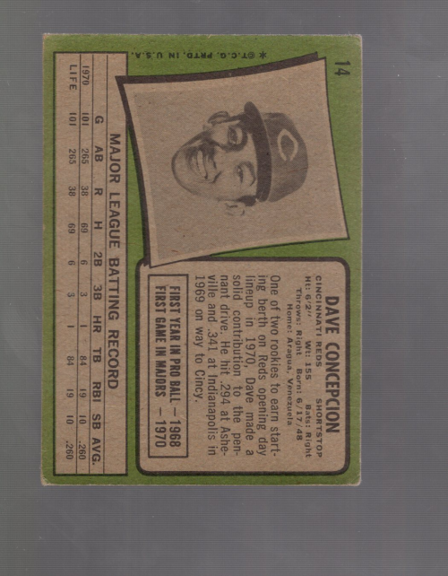 A4996- 1971 Topps BB #s 1-50 APPROXIMTE GRADE -You Pick- 15+ FREE US SHIP