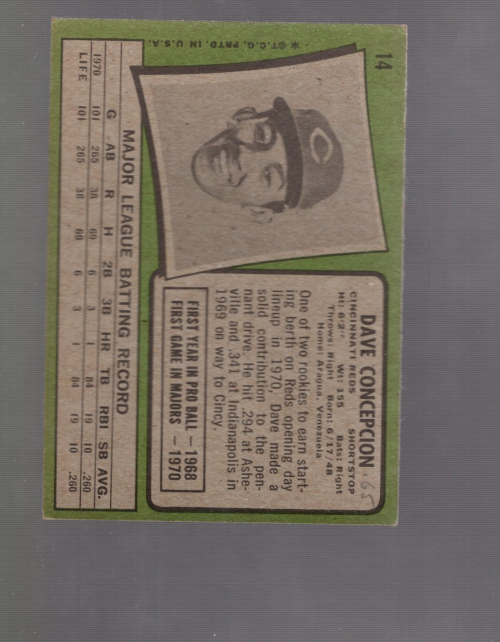 A4996- 1971 Topps BB #s 1-50 APPROXIMTE GRADE -You Pick- 15+ FREE US SHIP