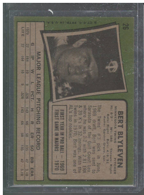 A4996- 1971 Topps BB #s 1-50 APPROXIMTE GRADE -You Pick- 15+ FREE US SHIP