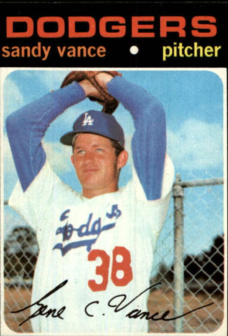 1971 Topps #34 Sandy Vance RC