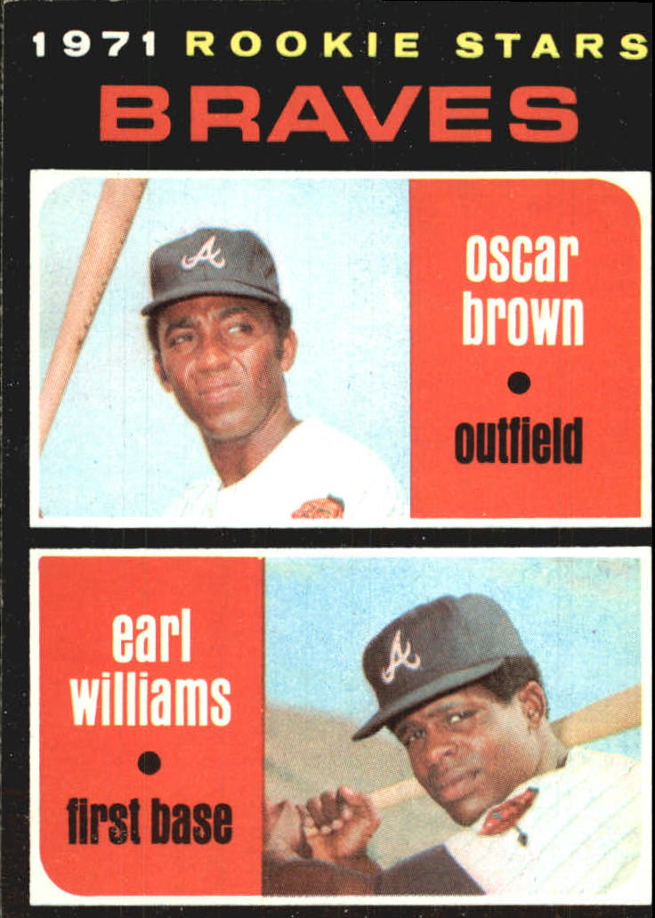 1971 Topps #52 Rookie Stars/Oscar Brown RC/Earl Williams RC