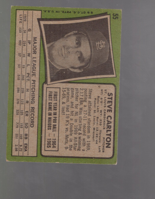 A4996- 1971 Topps BB #s 51-100 APPROXIMTE GRADE -You Pick- 15+ FREE US SHIP