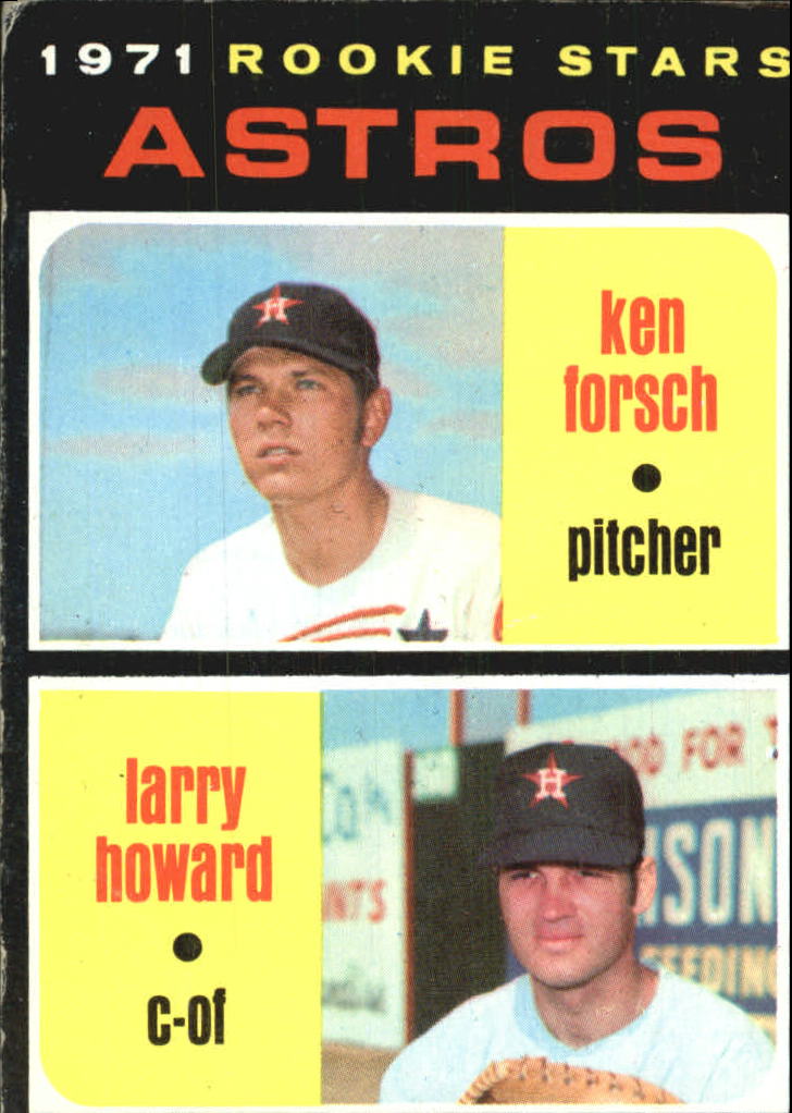 1971 Topps #102 Rookie Stars/Ken Forsch RC/Larry Howard RC
