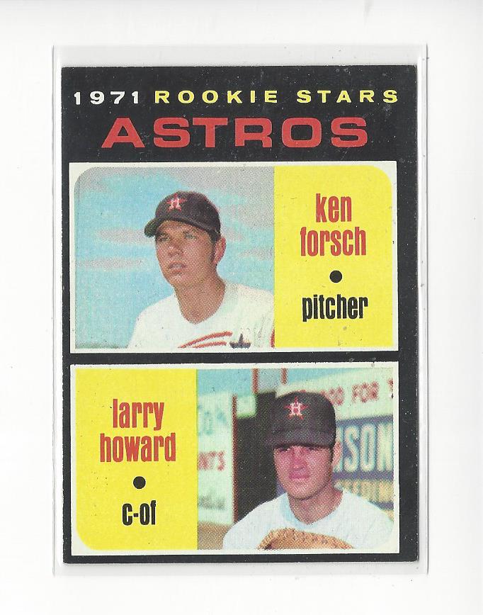 1971 Topps #102 Rookie Stars/Ken Forsch RC/Larry Howard RC
