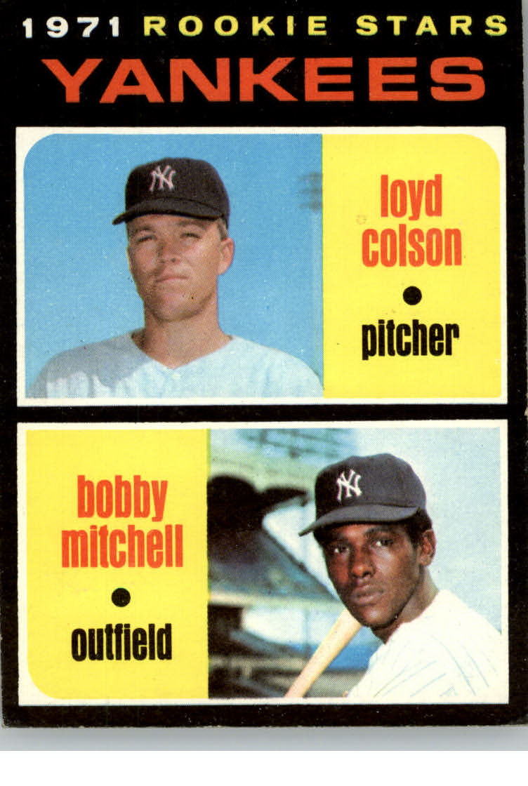 1971 Topps #111 Rookie Stars/Loyd Colson RC/Bobby Mitchell RC