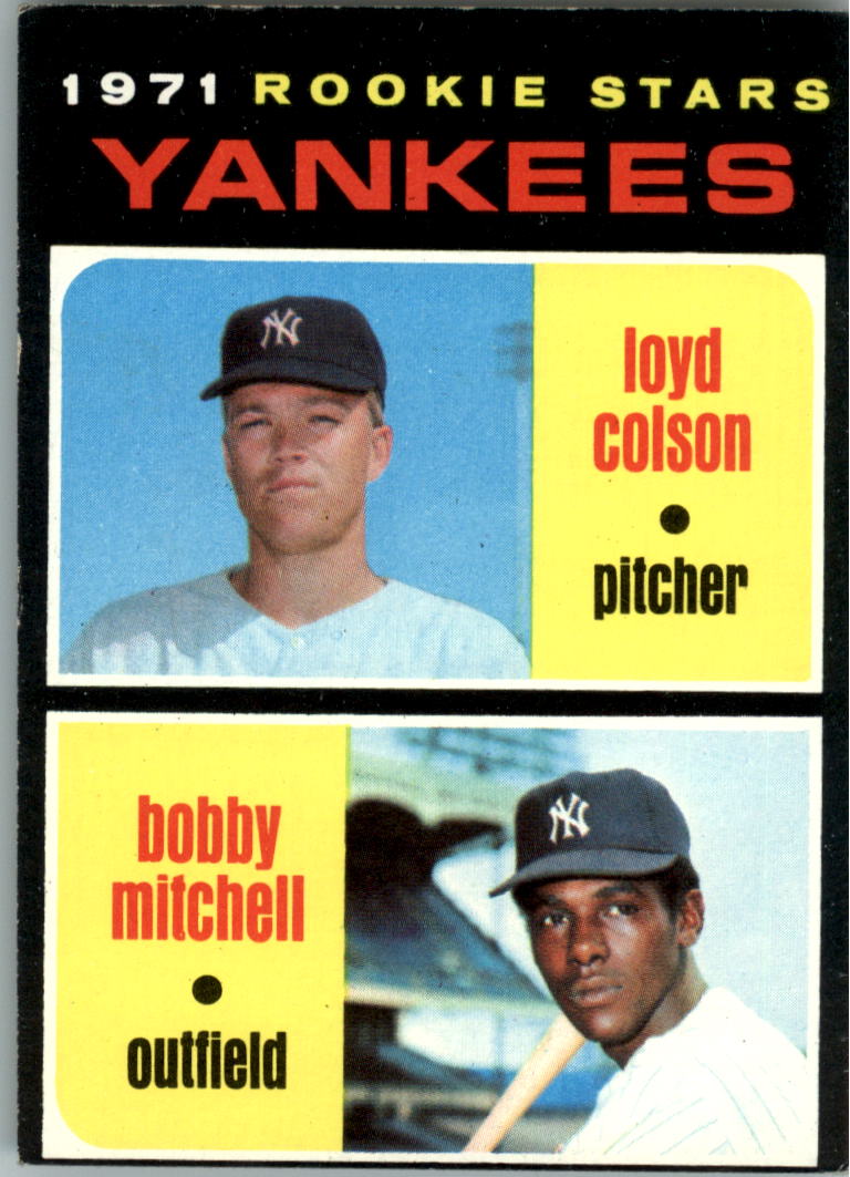1971 Topps #111 Rookie Stars/Loyd Colson RC/Bobby Mitchell RC