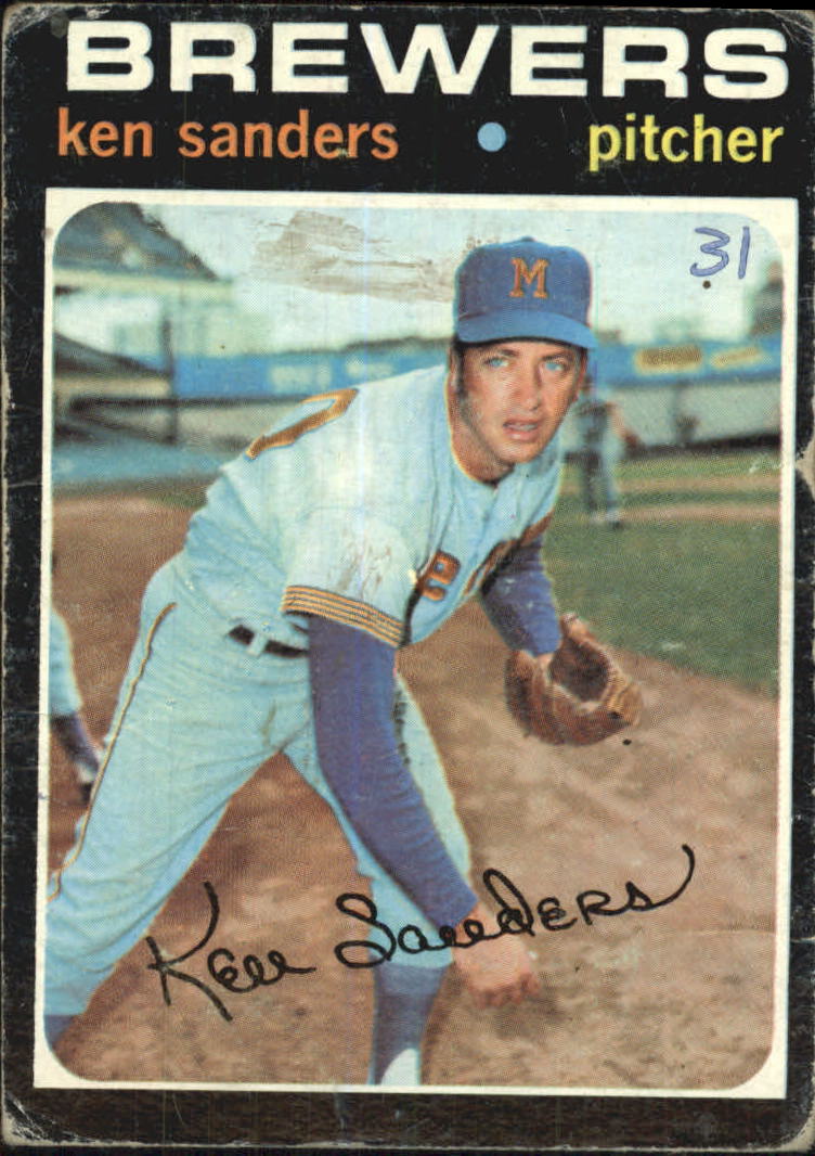 1971 Topps #116 Ken Sanders