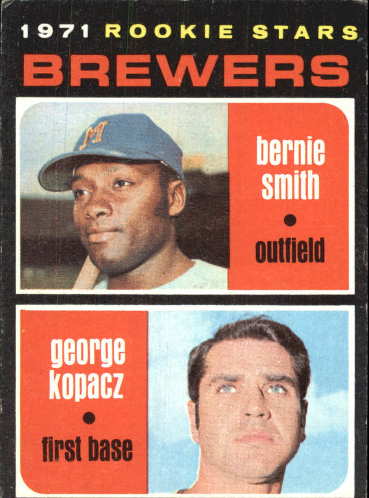 1971 Topps #204 Rookie Stars/Bernie Smith RC/George Kopacz RC