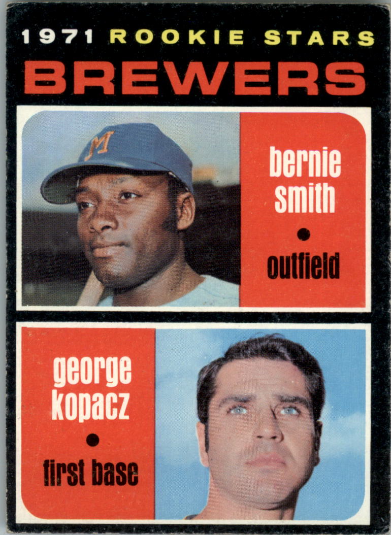 1971 Topps #204 Rookie Stars/Bernie Smith RC/George Kopacz RC