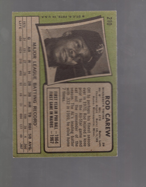 A4996- 1971 Topps BB #s 201-250 APPROXIMTE GRADE -You Pick- 15+ FREE US SHIP