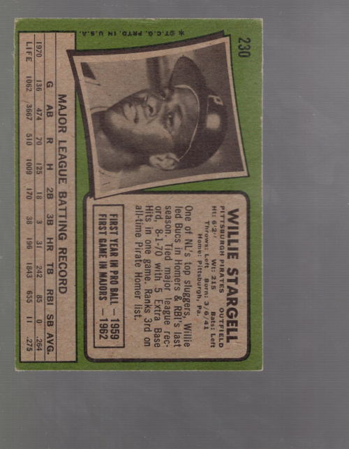 A4996- 1971 Topps BB #s 201-250 APPROXIMTE GRADE -You Pick- 15+ FREE US SHIP