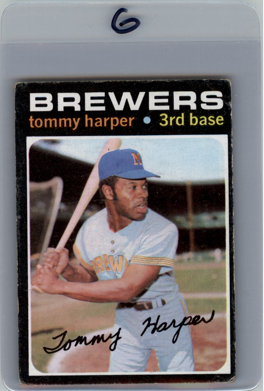 1971 Topps #260 Tommy Harper