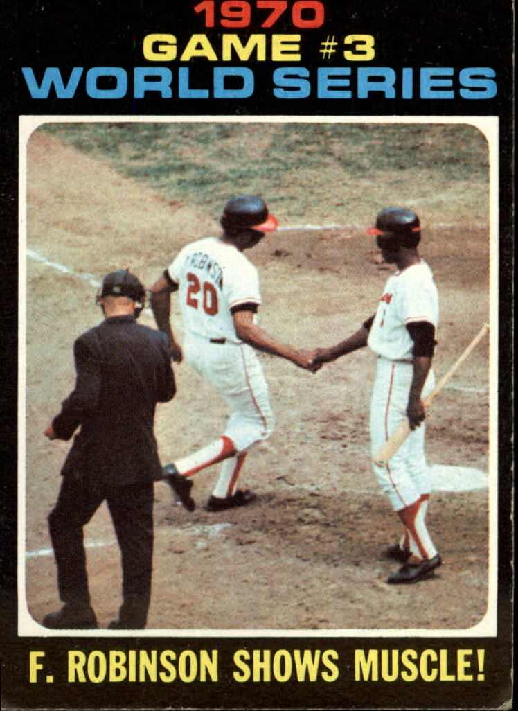 1971 Topps #329 World Series Game 3/Frank Robinson