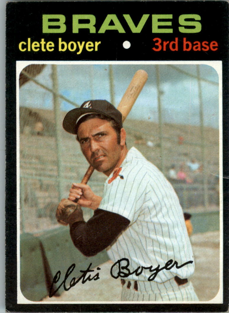 1971 Topps #374 Clete Boyer