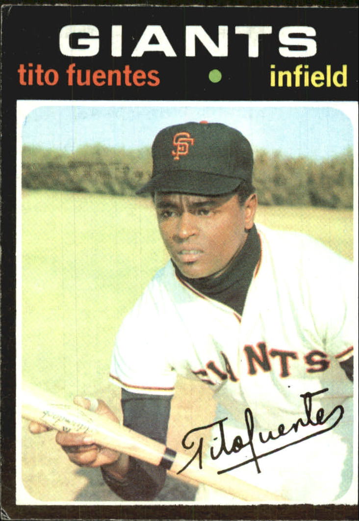 1971 Topps #378 Tito Fuentes - VG