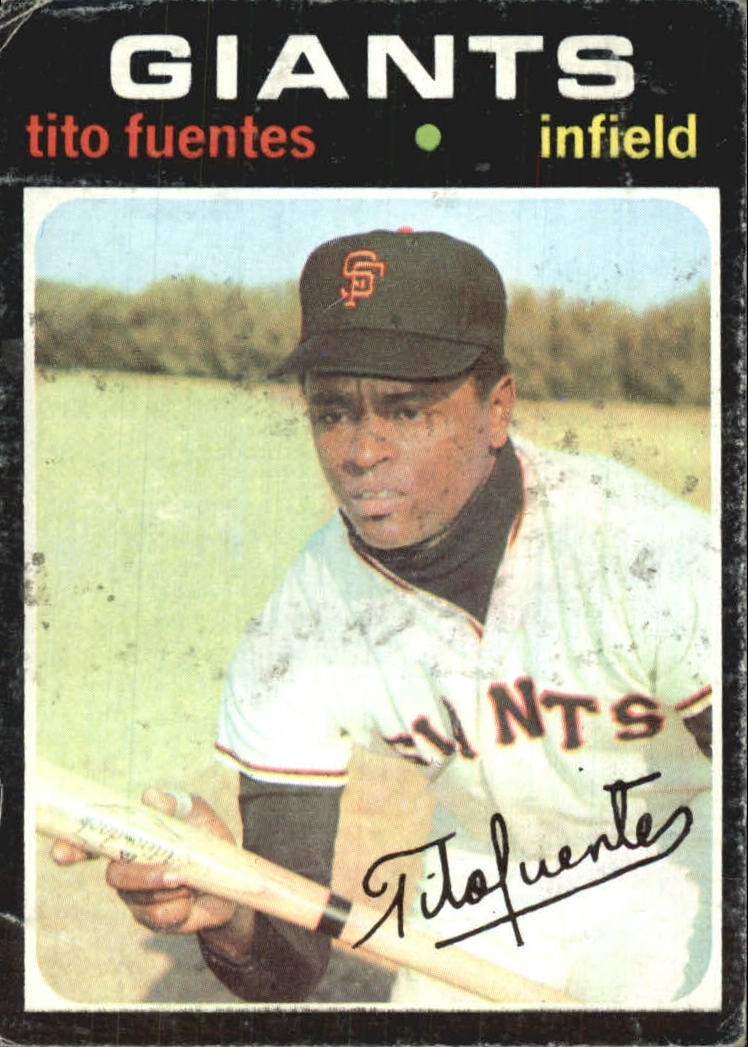 1971 Topps #378 Tito Fuentes - FAIR