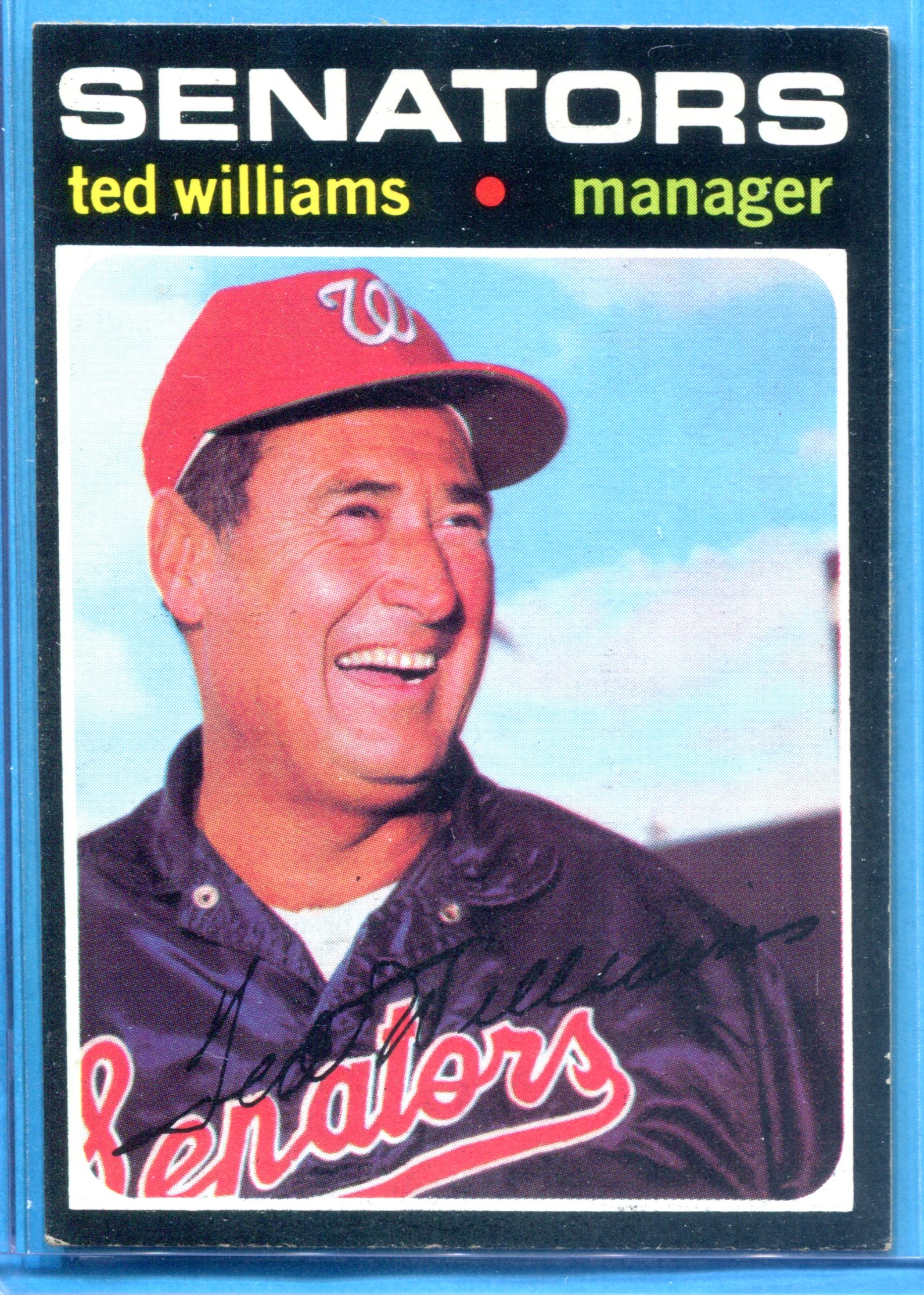 1971 Topps #380 Ted Williams MG