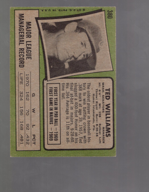 A4996- 1971 Topps BB #s 351-400 APPROXIMTE GRADE -You Pick- 15+ FREE US SHIP - Picture 9 of 17