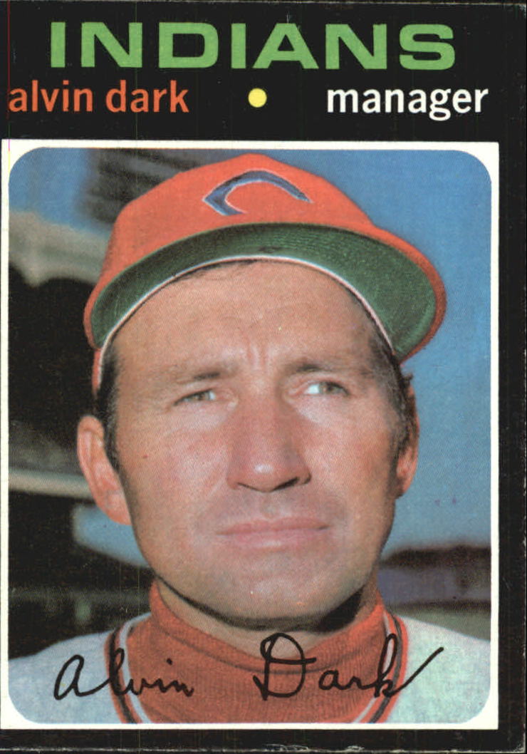 1971 Topps #397 Alvin Dark MG - VG