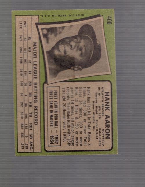 A4996- 1971 Topps BB #s 351-400 APPROXIMTE GRADE -You Pick- 15+ FREE US SHIP - Picture 13 of 17