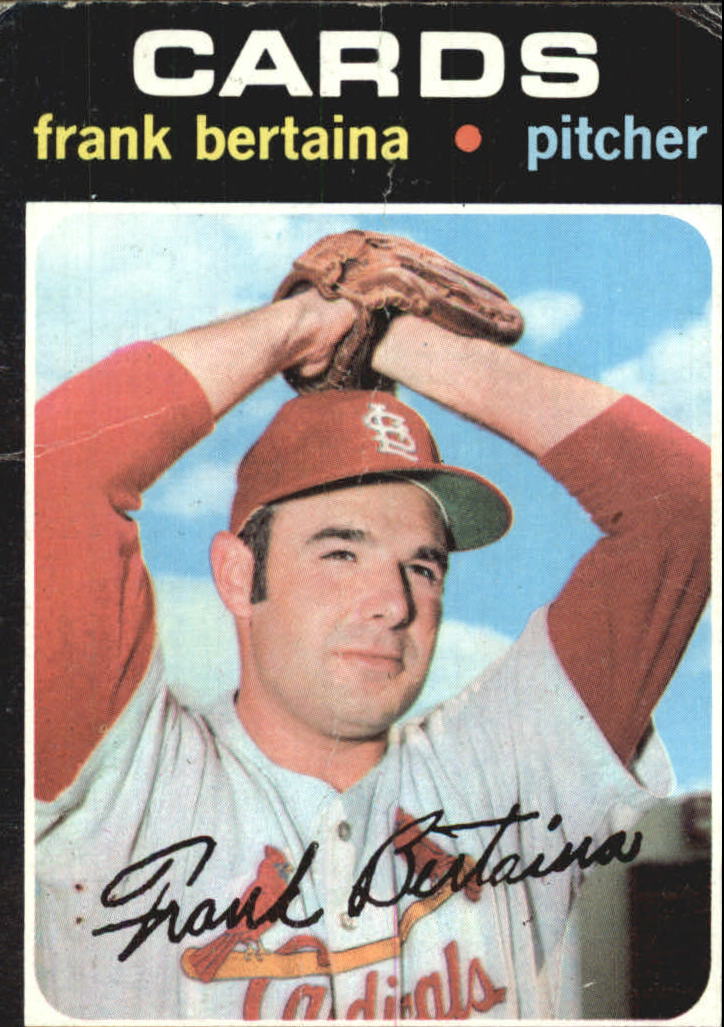 1971 Topps 422 Frank Bertaina GOOD Burbank Sportscards Beckett