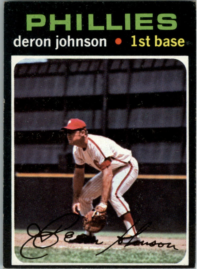 1971 Topps #490 Deron Johnson