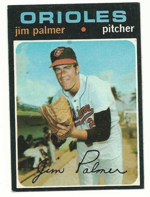 1971 Topps #570 Jim Palmer