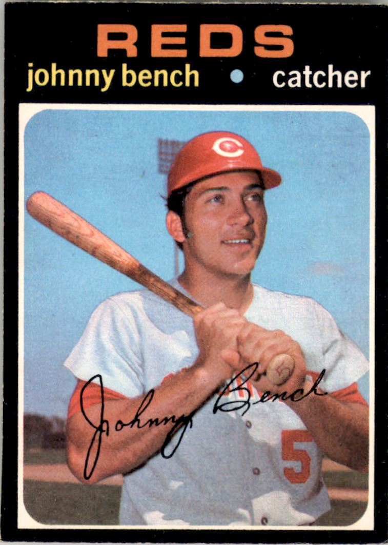 1971 O-Pee-Chee #250 Johnny Bench