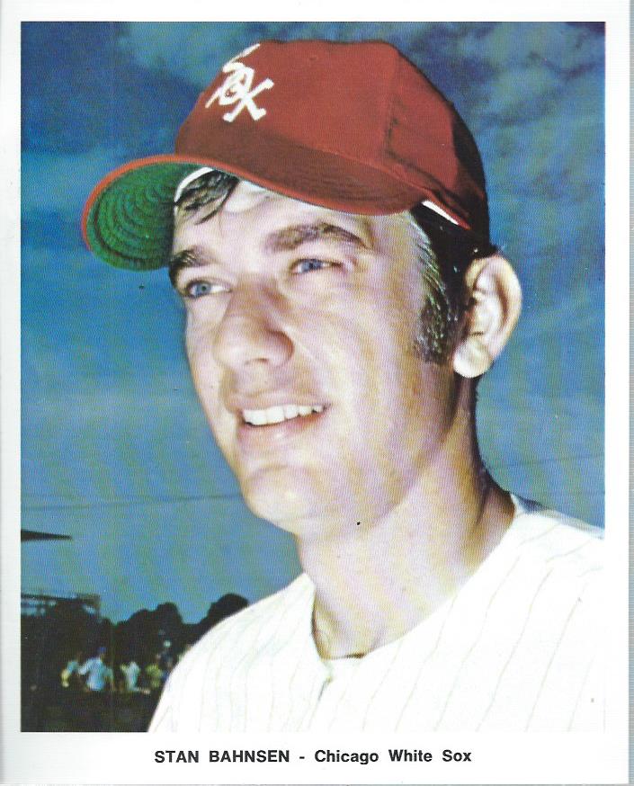 1972 White Sox Team Issue #3 Stan Bahnsen