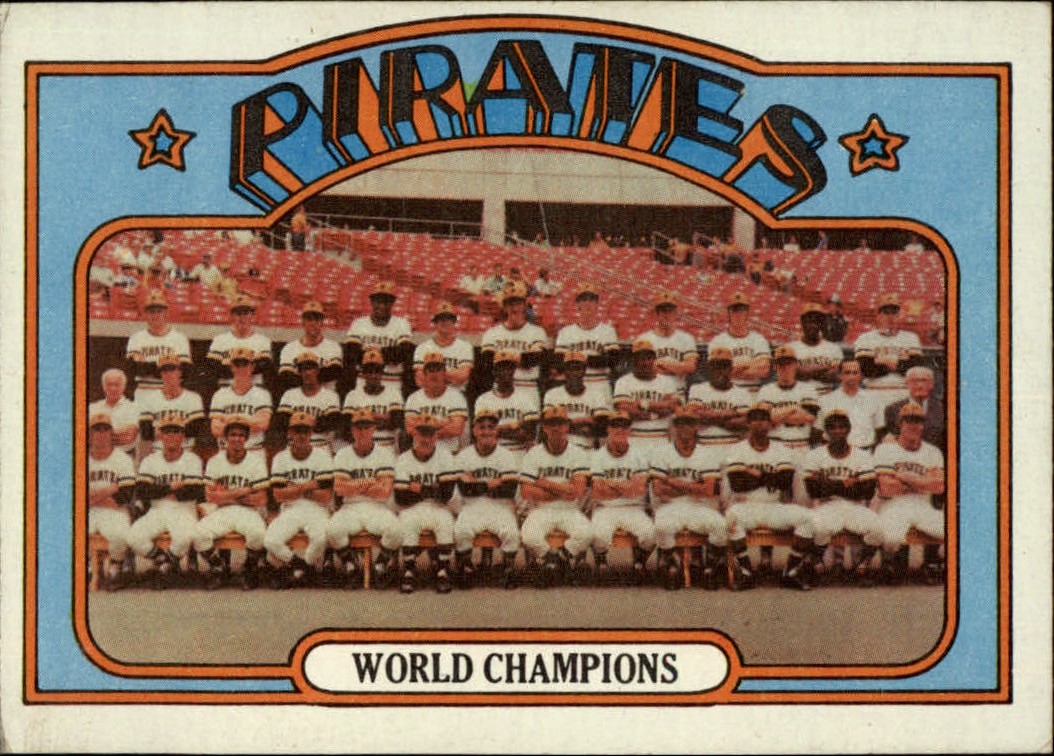 1972 Topps #1 Pittsburgh Pirates TC
