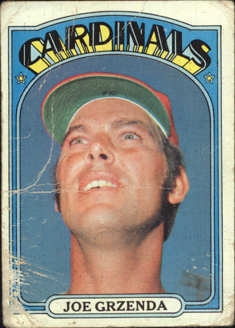 1972 Topps St. Louis Cardinals Baseball Card #13 Joe Grzenda - FAIR | eBay