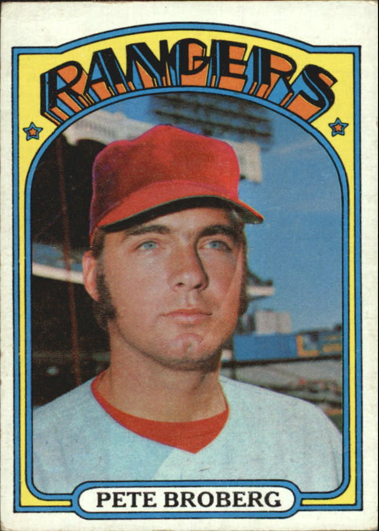 1972 Topps Texas Rangers Baseball Card #64 Pete Broberg - VG | eBay