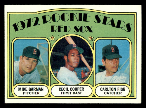 1972 Topps #79 Rookie Stars/Mike Garman/Cecil Cooper RC/Carlton Fisk RC