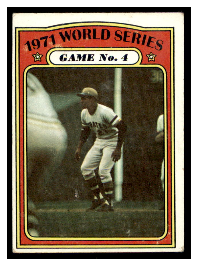 1972 Topps #226 World Series Game 4/Roberto Clemente
