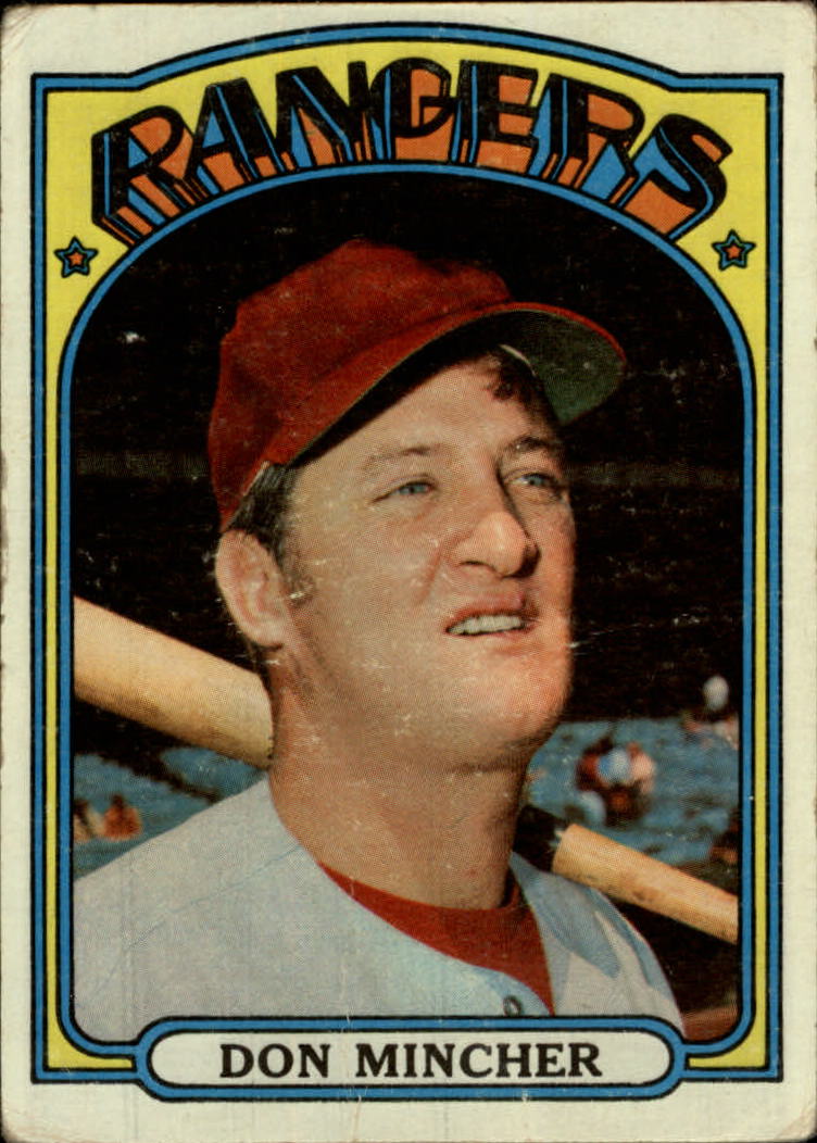 1972 Topps #242 Don Mincher - G-VG - Card Shack | Beckett Marketplace