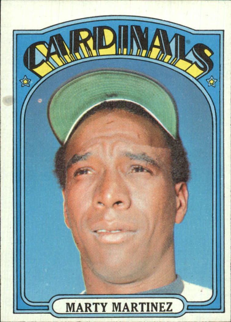 1972 Topps St. Louis Cardinals Baseball Card #336 Marty Martinez - EX | eBay