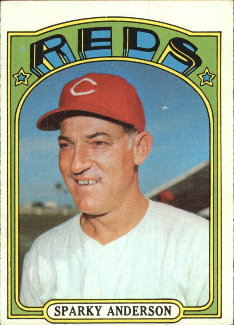 1972 Topps #358 Sparky Anderson MG