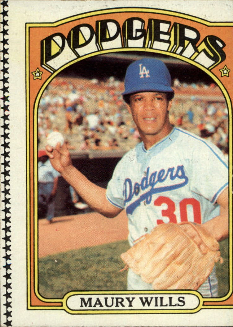1972 Topps #437 Maury Wills - VG
