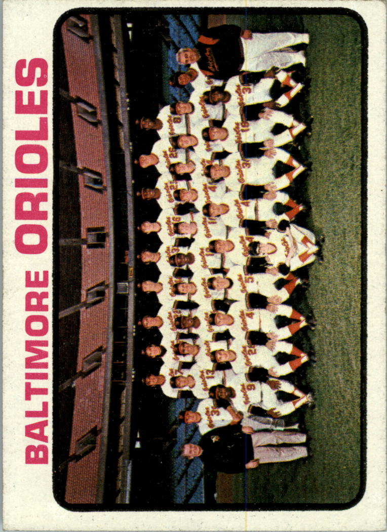 1973 Topps #278 Baltimore Orioles TC